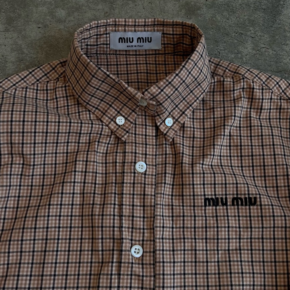 Miu miu Checked Shirt - Picture 6 of 6